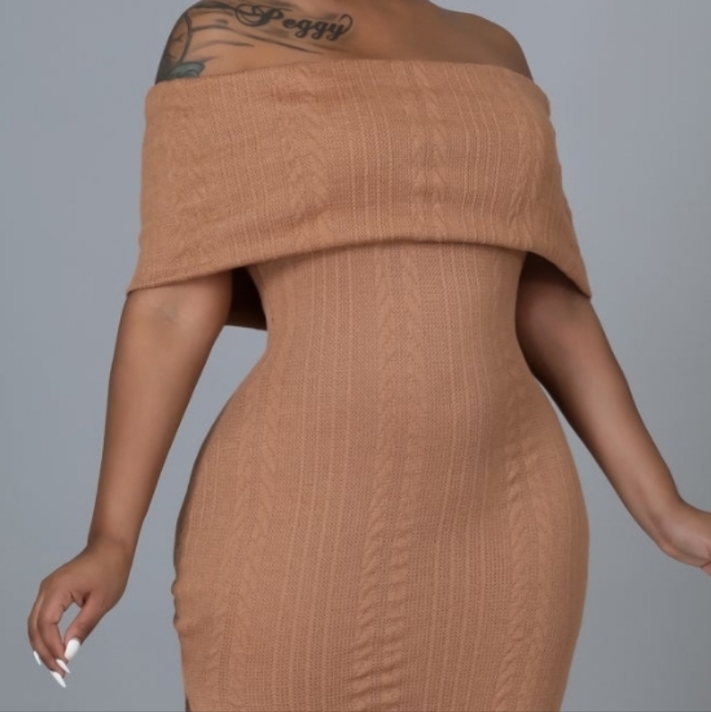 Light Sweater Dress